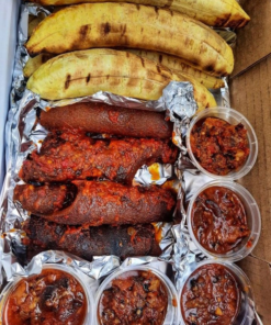 Bole & Sauce  (10 Roasted Plantain with two gizard and 1 fish) – Abuja Bulk Order